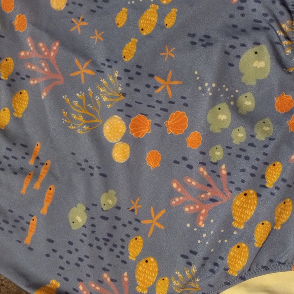 WONDERFUL SEA new low back whimsical onepiece Princess Highway Modcloth swimsuit - Picture 3 of 9